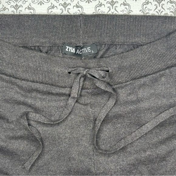 ZYIA Charcoal Light n Loose Drawstring‎ Joggers, Large - Picture 8 of 12